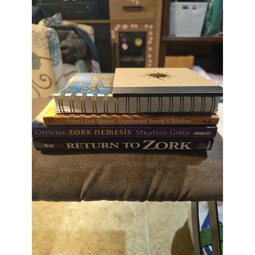 PC Gaming Reference Guides VTG Rare HTF Lot Of 5 Zork Nemesis Baldur's Gate Used